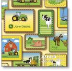 Springs - John Deere - Multi Tractor Farm Patches - FLEECE - 38111H210710